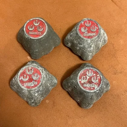 JDM RS Watanabe Cast Iron 70mm Center Cap 70mm Diameter 4 Individual S No Tires