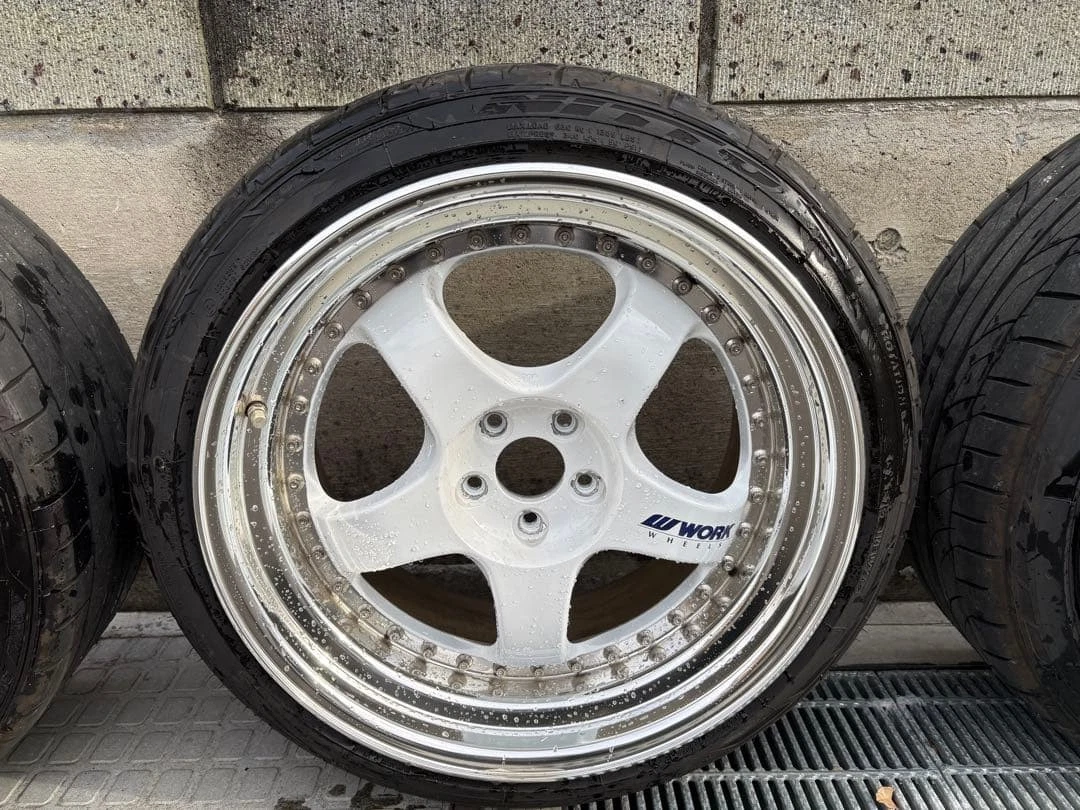 JDM WORK Meister S1 3P 4wheels no tire 18x9.5+37 5x100 Odisc - Image 4