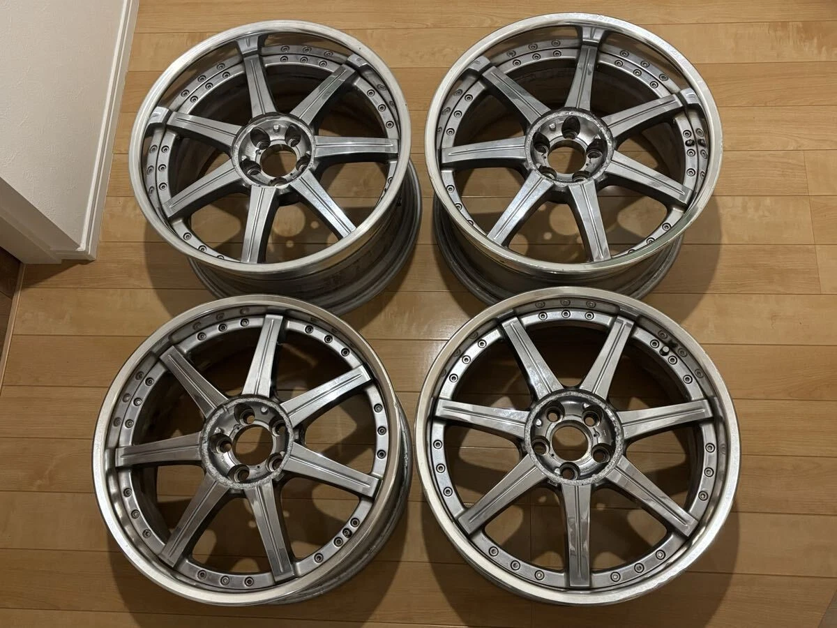 JDM Evolution Intensive Hank Deep Rim PCD100 18-inch 8J+36 18-inch 9.5 No Tires