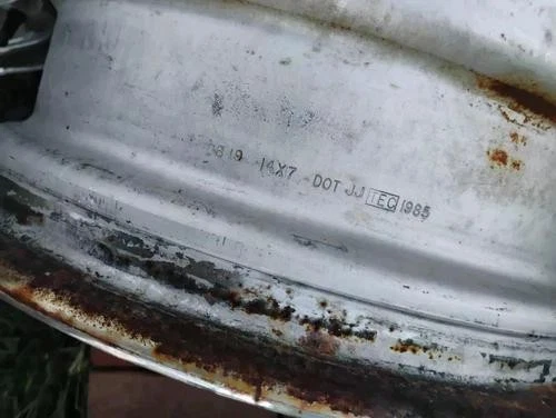 JDM kps? Out of print 14 American Racing Daisy 114.3 120.65 wheels 4-b No Tires - Image 9