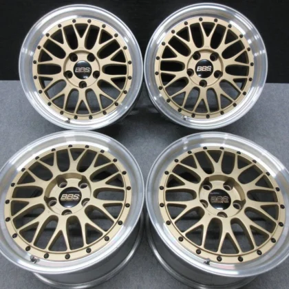 JDM Out of print model popular gold BBS LM 17 Crown Mark X Lexus Elgra No Tires