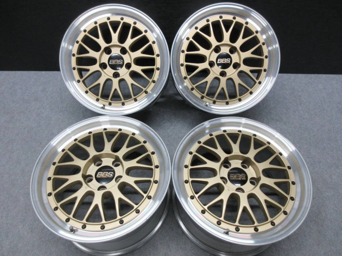 JDM Out of print model popular gold BBS LM 17 Crown Mark X Lexus Elgra No Tires
