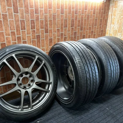 JDM 2204 RAYS FOUNDRY 2024 REGNO GR-Xiii 205/45R17 Tire & Wheel Set fo No Tires