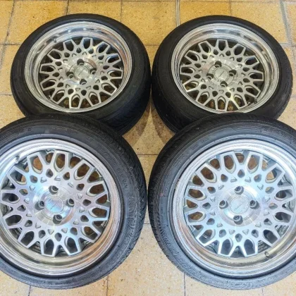 JDM WORK Seeker CX 8J PCD100 4Book Set No Tires