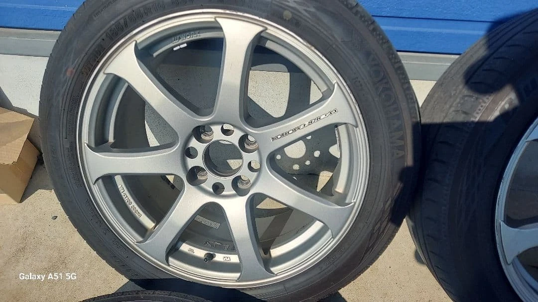 JDM workemotionT7 167J +42+50 4/100 No Tires - Image 2