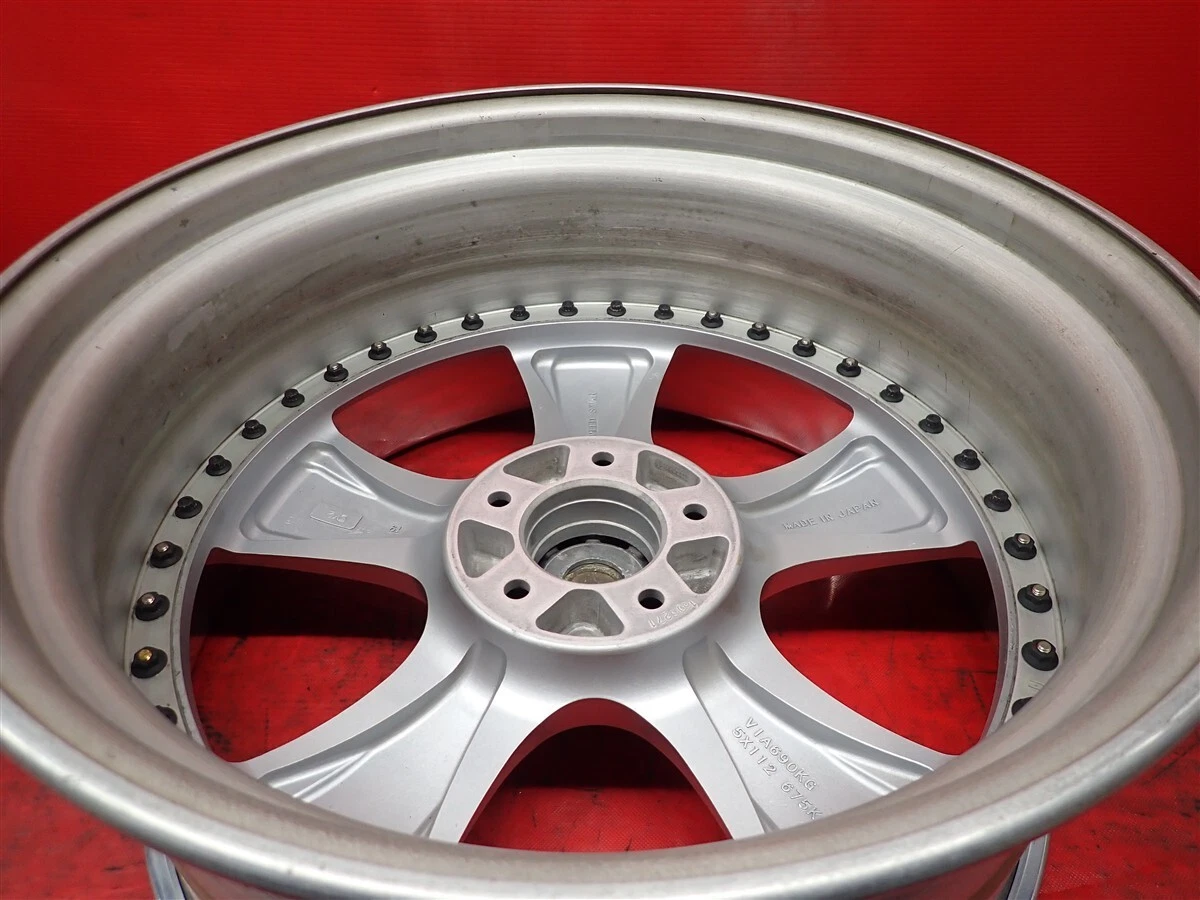 JDM Set of 2 used out-of-print wheels SSR AGLE BRESIA 9.5J 19mm PCD114 No Tires - Image 7