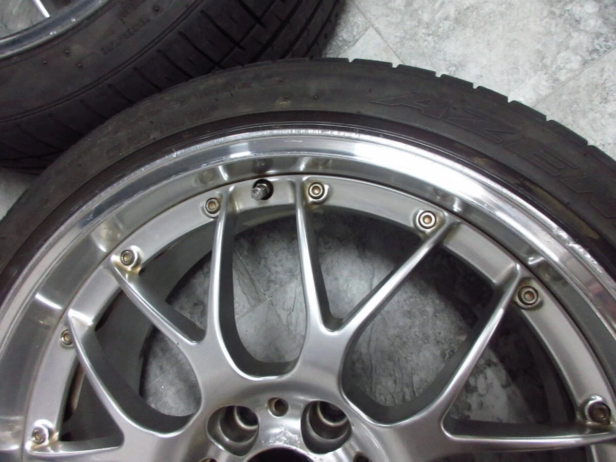 JDM BBS RS-GT 19 BMW F30 F31 F34 E90 E91 E92 E93 E89 Z4 E46 E36 E85 E8 No Tires - Image 7