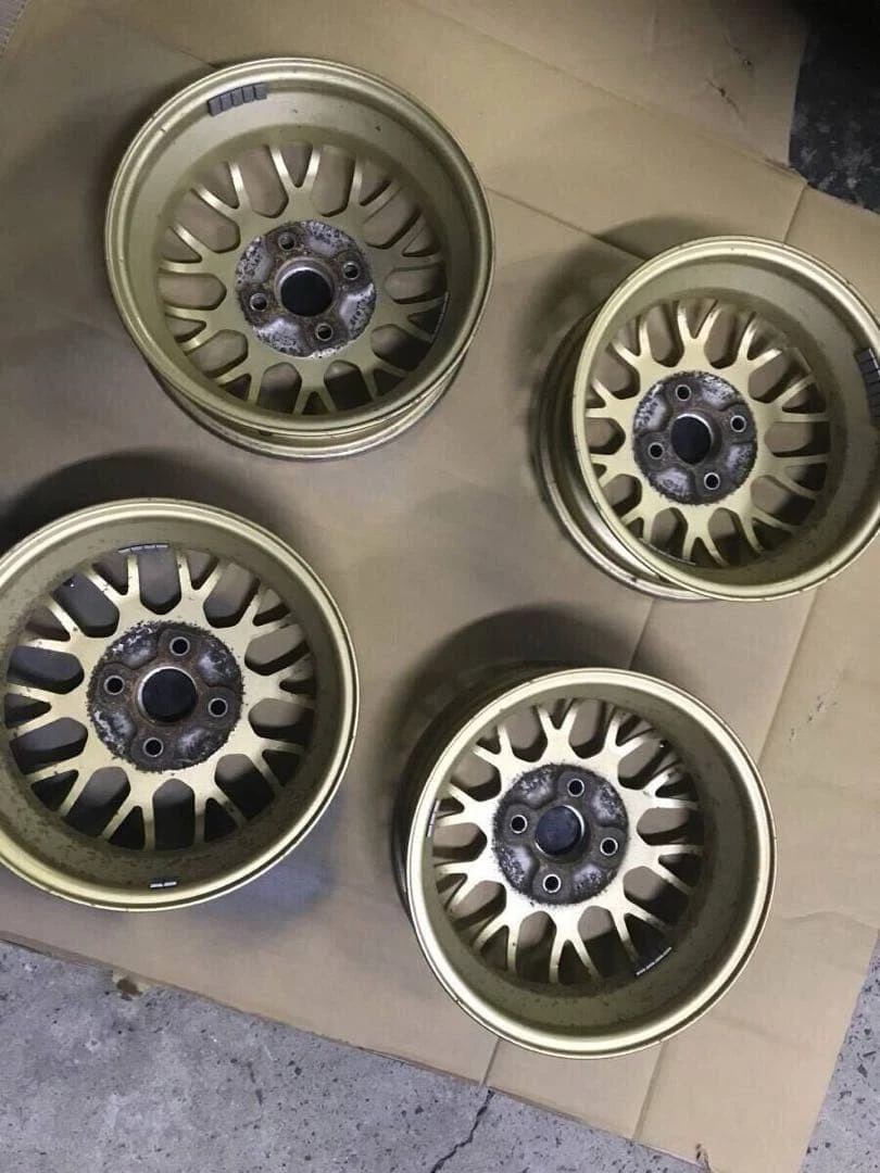 JDM FORGED Subaru Vivio genuine BBS forging wheels 13 inch Sunbar etc. No Tires - Image 10