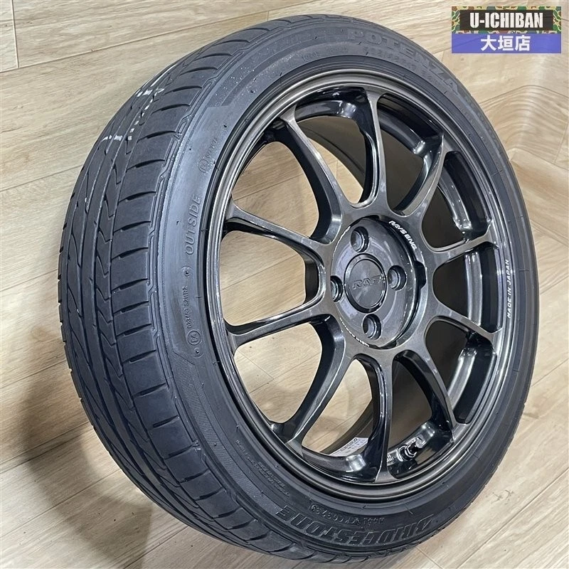 JDM Aqua for Roadster RF E12 Note etc. RAYS VOLK ZE40 7-17+48 4H100 Br No Tires - Image 6