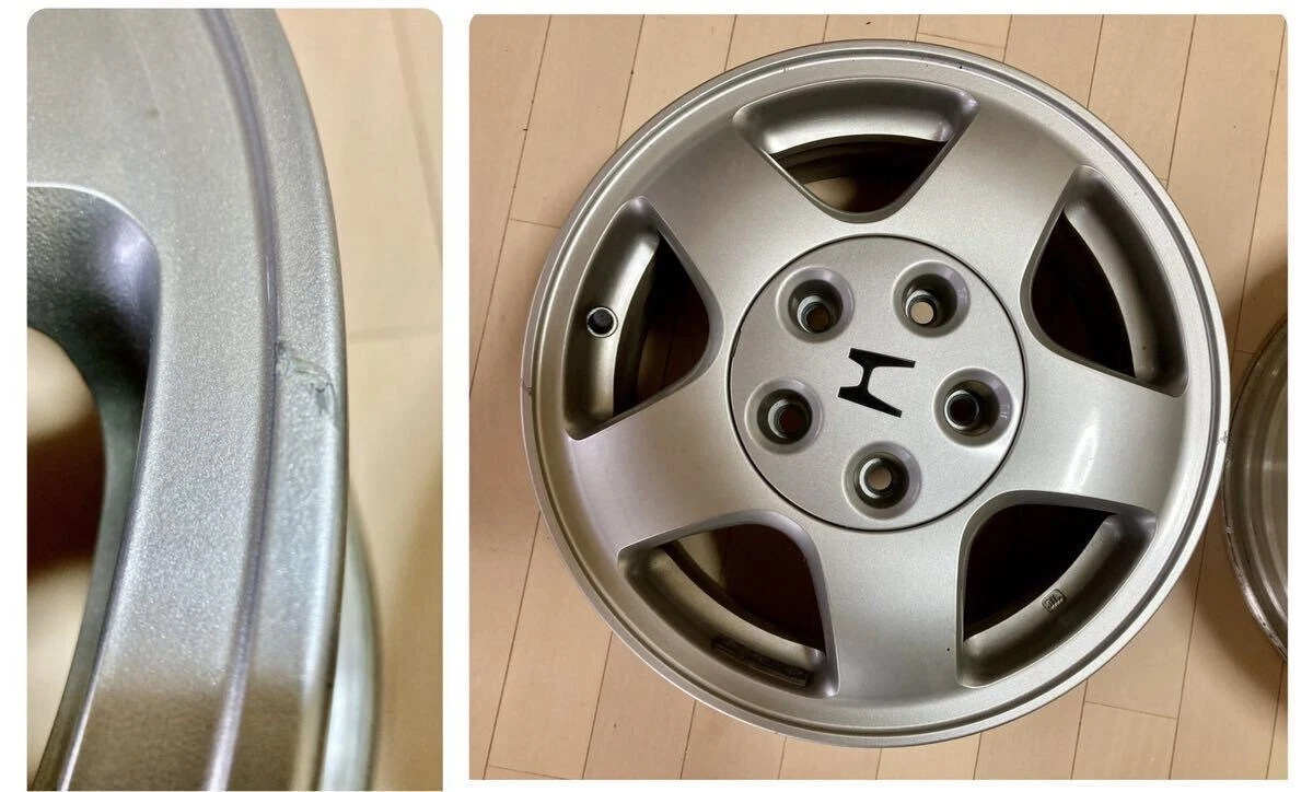 JDM Genuine HONDA NSX NA1 wheels 2-piece set. 6.5/8J-15/16 PCD114.3 5- No Tires - Image 5