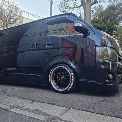 JDM Hiace 200 series Fabless Valone LM-9 wideseries studless tires No Tires