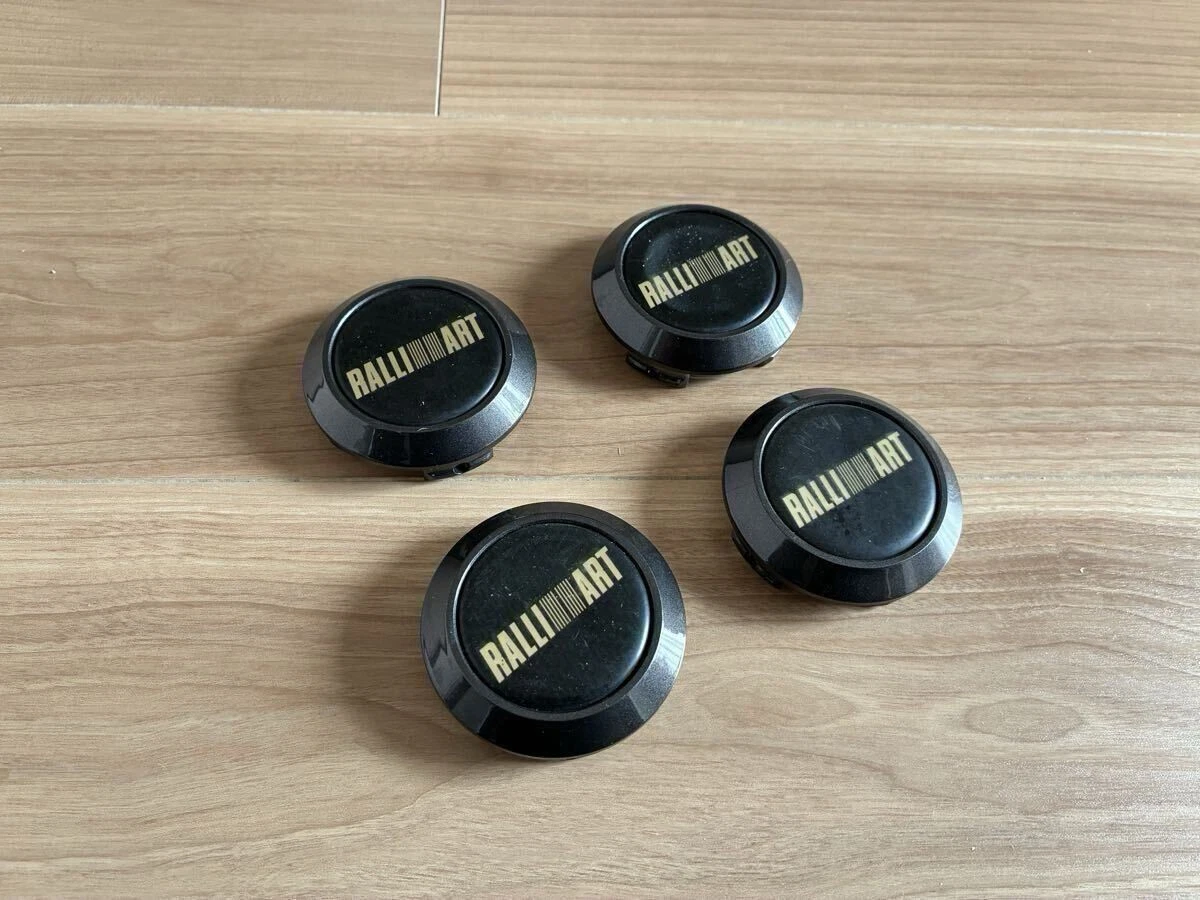 JDM Center caps for Mitsubishi Lancer Evolution RALLIART RA04 Enkei al No Tires - Image 2