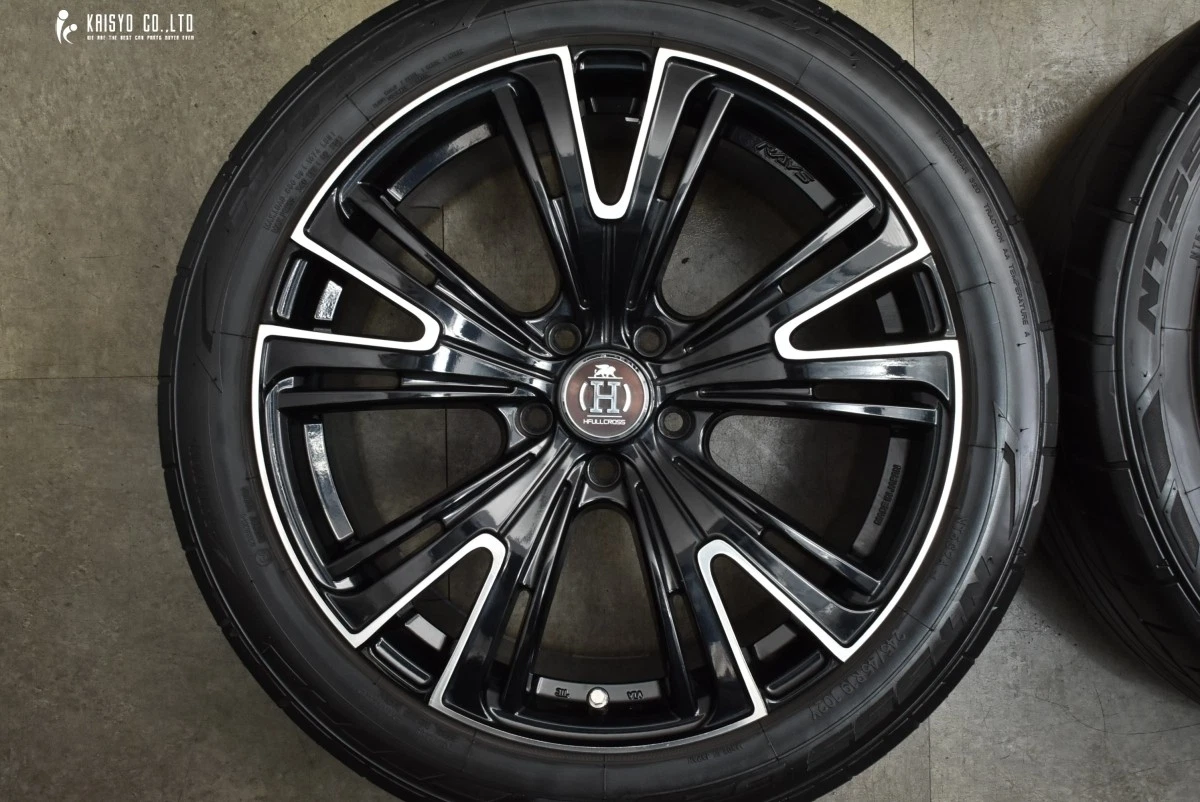 JDM Custom RAYS Full Black Tires Black Sussley Cars 19-inch 8J +38 PCD No Tires - Image 3