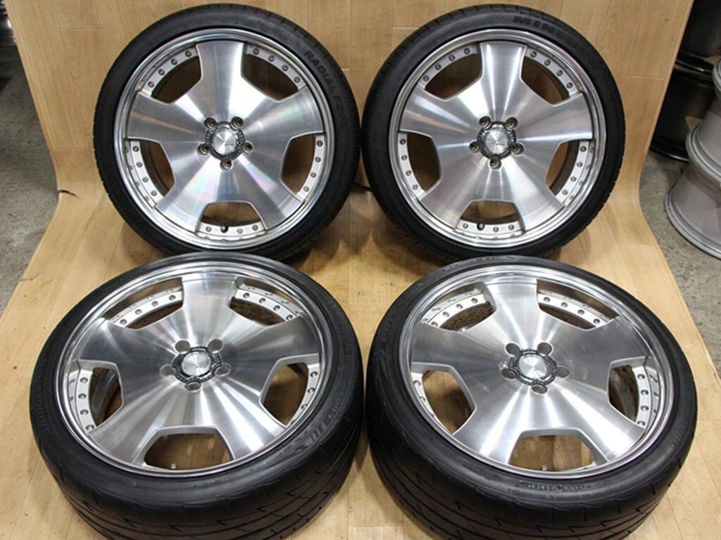 JDM B892 Rare WORK Lanvec LD1 20x8J+38 9J+45 PCD114.3 245/35R20 tires No Tires