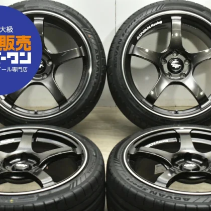 JDM Used YOKOHAMA 4-Book Set 188.5J x 18 +51 PCD 114.3 225/40ZR18 92Y No Tires