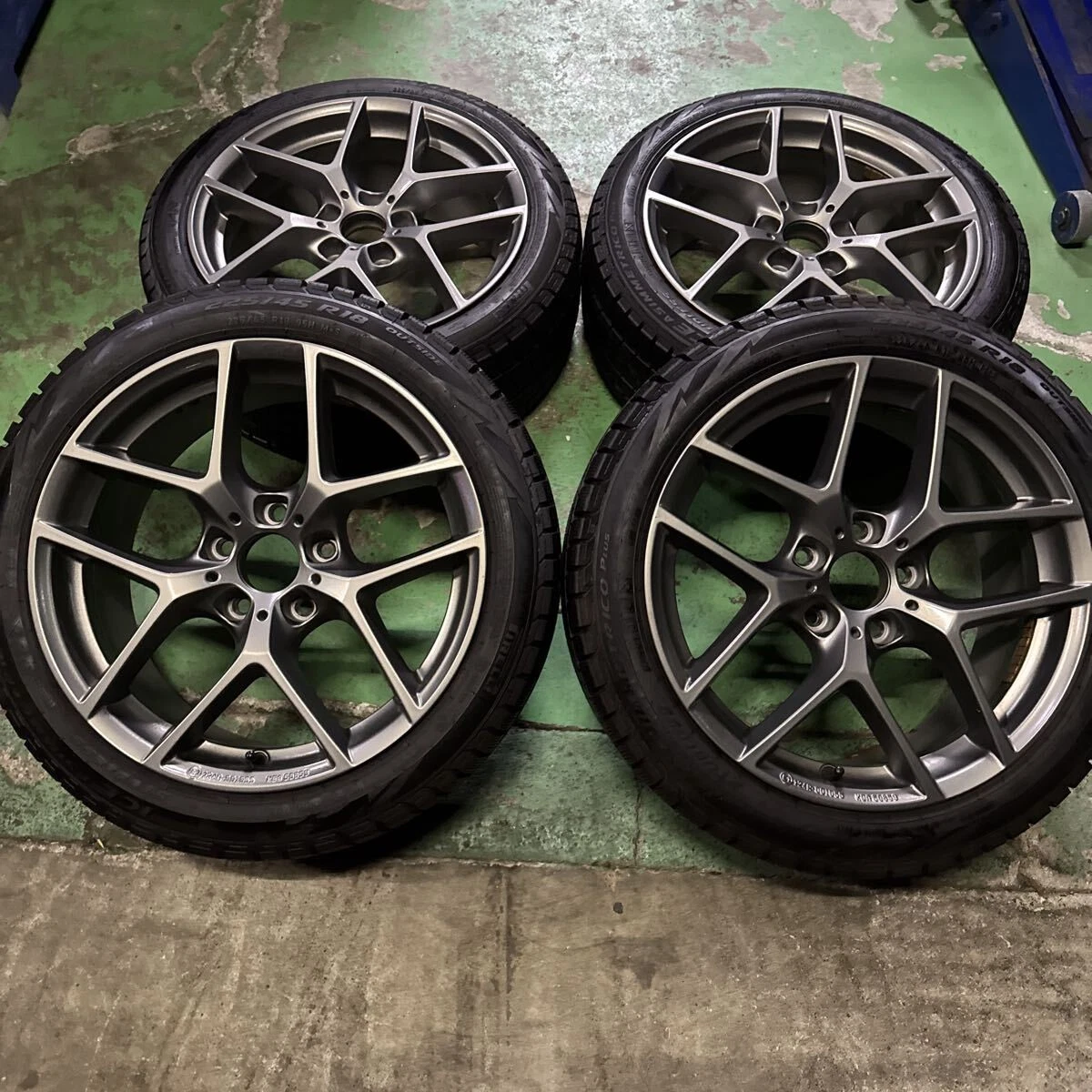 JDM BOBET type Y8J+34 PCD120-5L PIRELLI ICE ASIMETRICO 225/45R18 Asimé No Tires