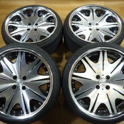 JDM Deep-rim WORK Varianza wheels and tires 4Book 4H100 188J+30 205/35 No Tires