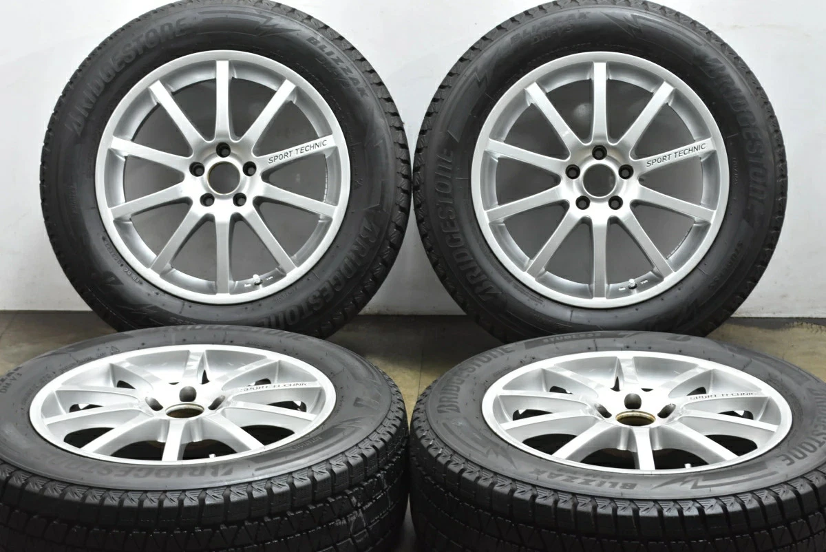 JDM Used Dunlop 4-Book Wheel Set 187.5JJ x 18 +50 PCD 108 235/60R18 10 No Tires - Image 2