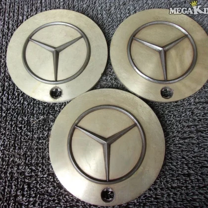 JDM Not clear. Mercedes-Benz genuine normal wheel caps 3 pieces. Key h No Tires