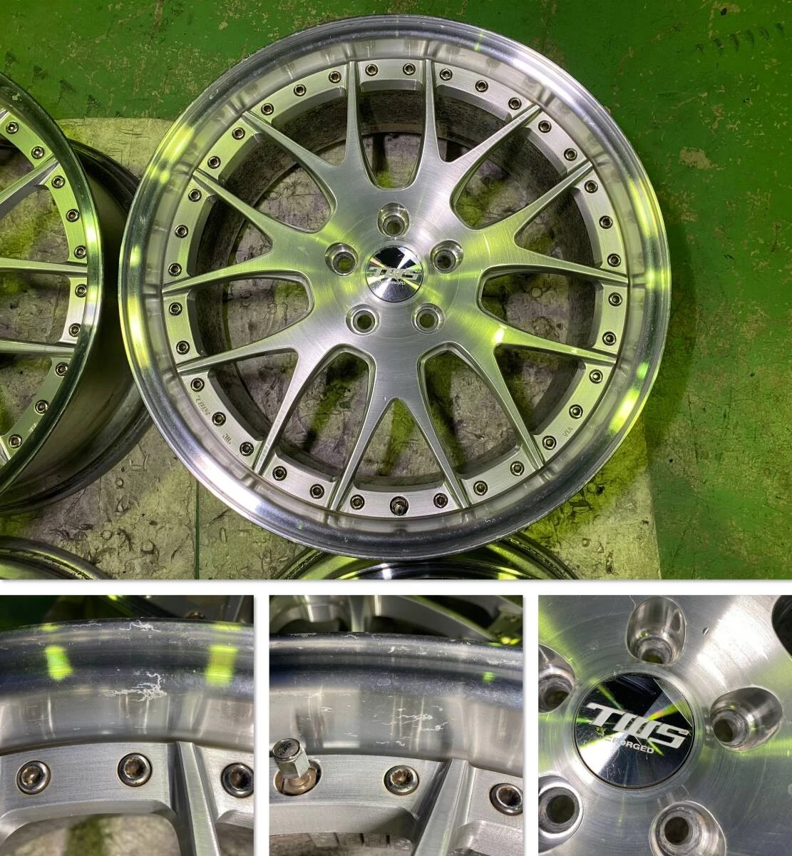 JDM High-quality forged 2-piece TWS Exlete 107M 19FORGED 7.5J +30 9J + No Tires - Image 5