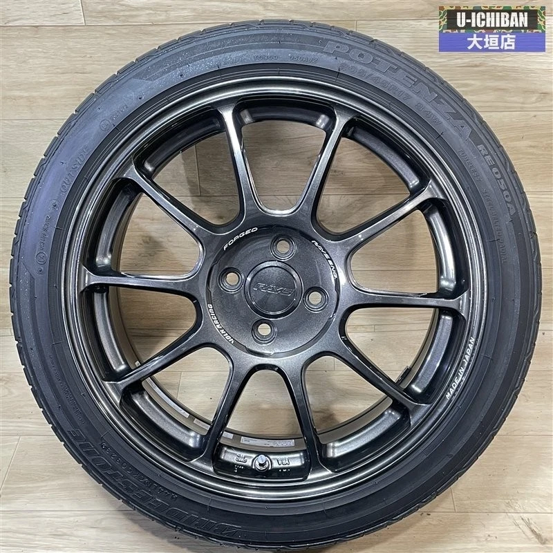 JDM Aqua for Roadster RF E12 Note etc. RAYS VOLK ZE40 7-17+48 4H100 Br No Tires - Image 3