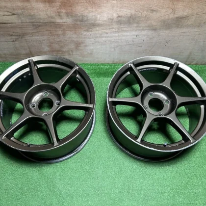 JDM P1 Racing JAPAN 1717x8JJ +32 114.3/4H Used 2-Book Out of Print Old No Tires