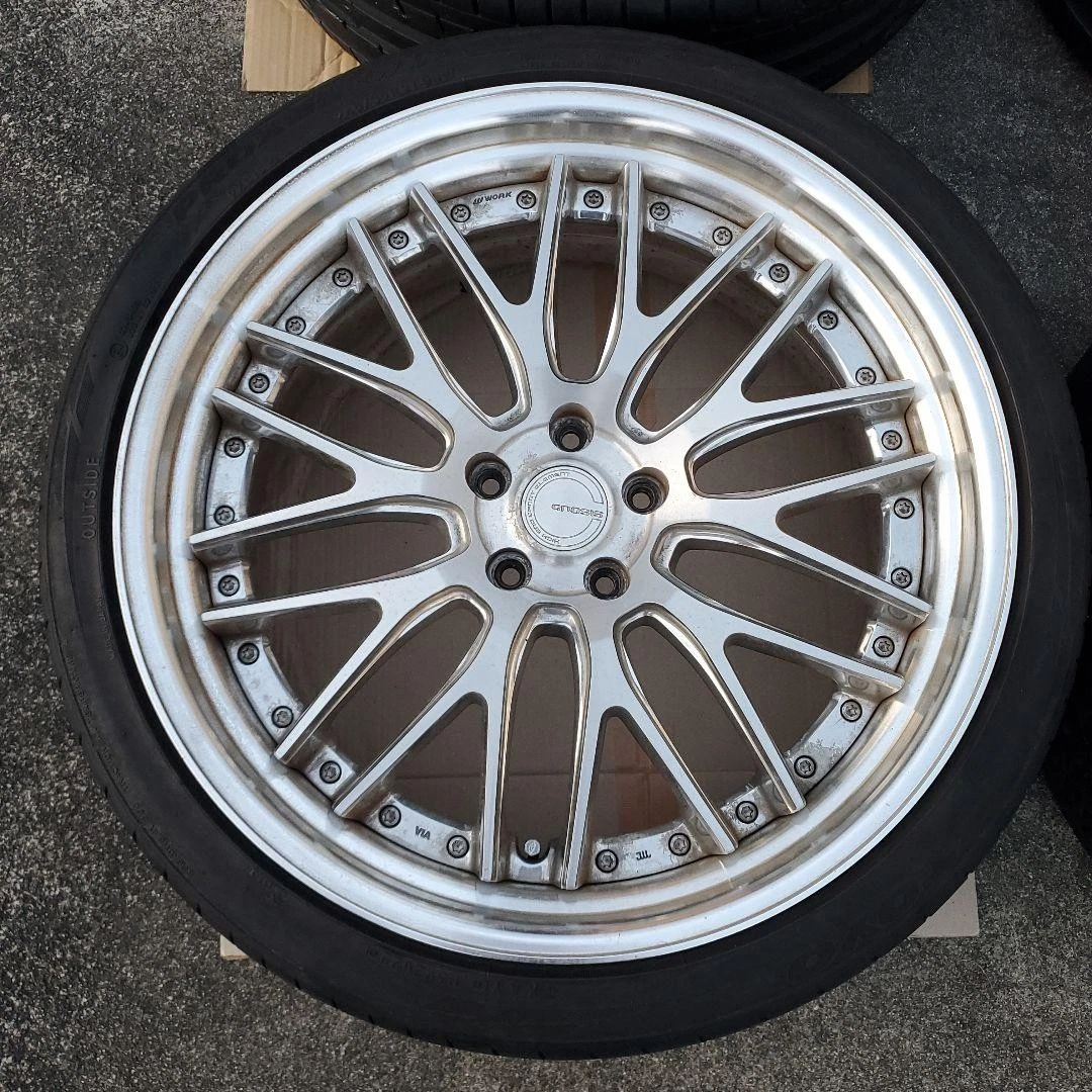 JDM Work Gnosis GR4 Alphard Vellfire Toyota Alphard No Tires - Image 2