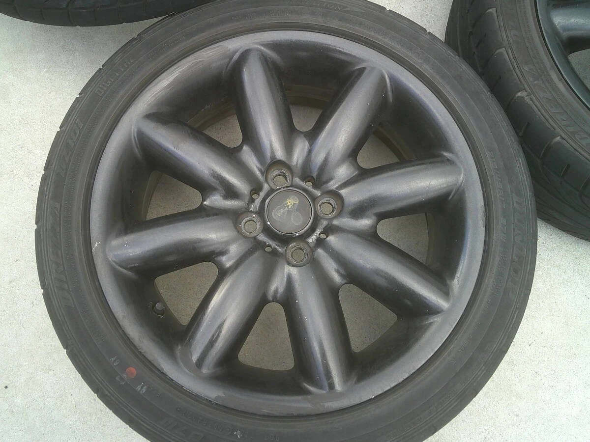 JDM BMW Mini Genuine 17 Aluminum Wheels 4-Bolt Pattern 7J x 17 +48 PCD No Tires - Image 4