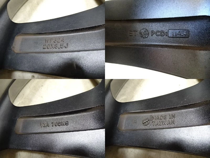 JDM A-024 Cash on delivery available Rank D.I Used WORK RYVER Raybar S No Tires - Image 7