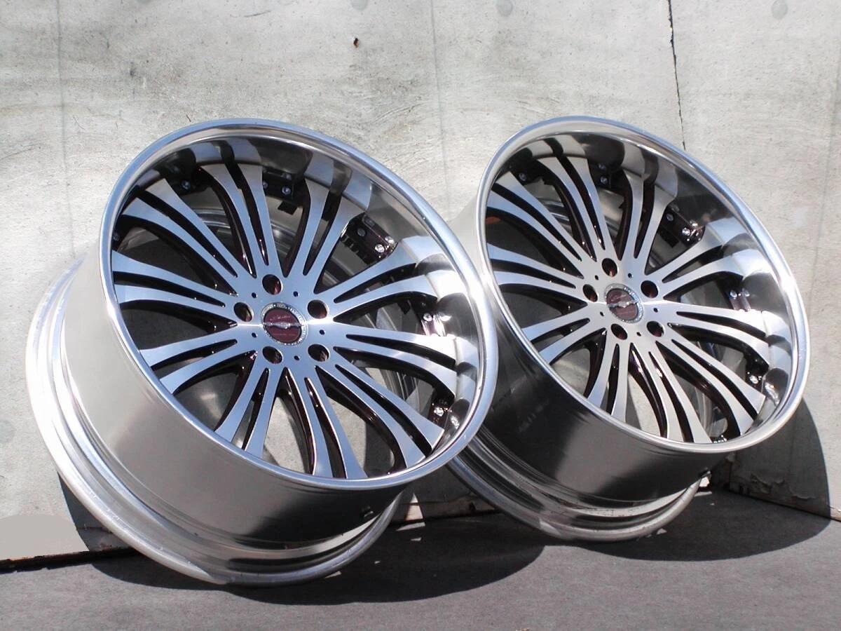 JDM Deep rim AME Sharen XS-20 9J 9.5J Crown Vellfire Soarer Aristo Mar No Tires - Image 2