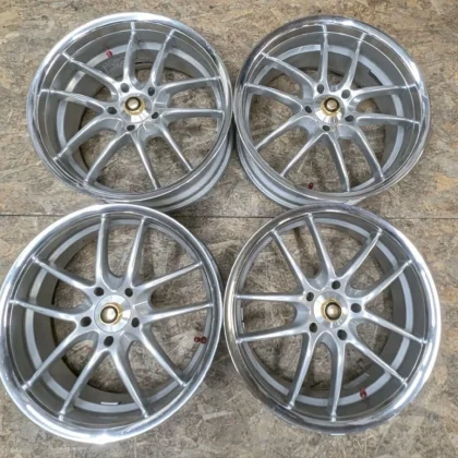 JDM WORK Meister S2R 4Wheels no tires 18x8+35 9+35 5x114.3