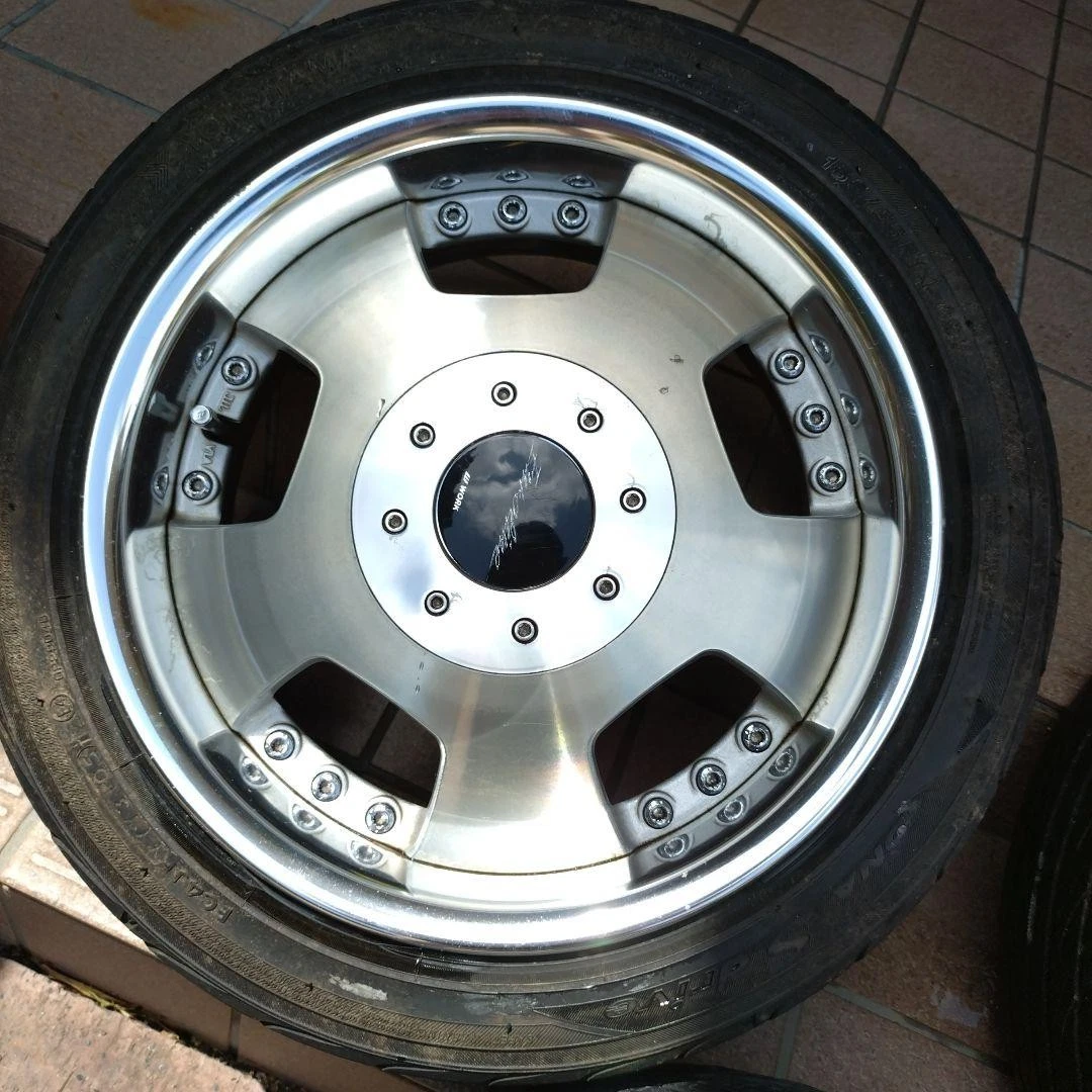 JDM Work Dish Wheels 14 Wheel Set No Tires - Image 4