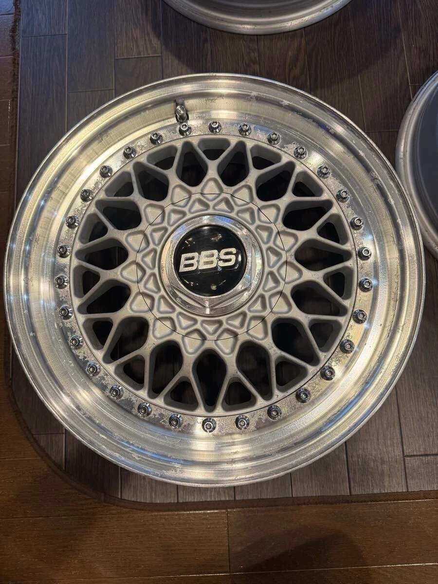 JDM Rare BBS RS189 4Wheels 15x6+38 4x100 6J+38 Hub56 approx - Image 2
