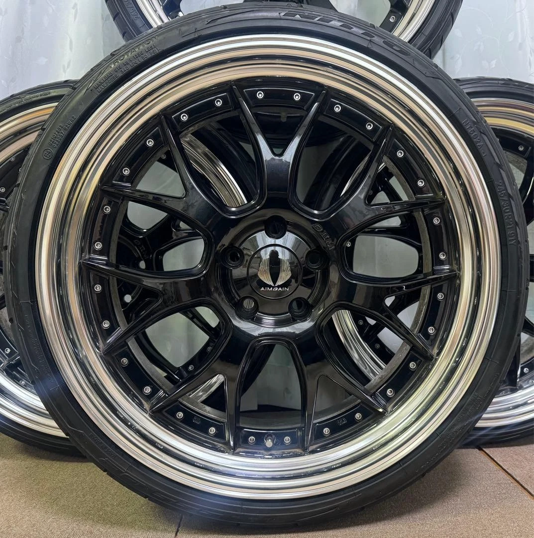 JDM 21-inch Aimgain G2M Wheel and Tire Set 245/40R21x4Book No Tires - Image 4