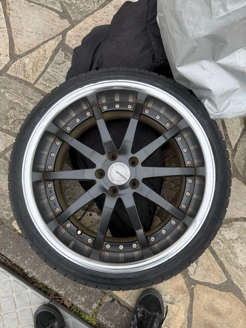 JDM Deep rim 9J10J Gnosis one-off center cap No Tires - Image 5