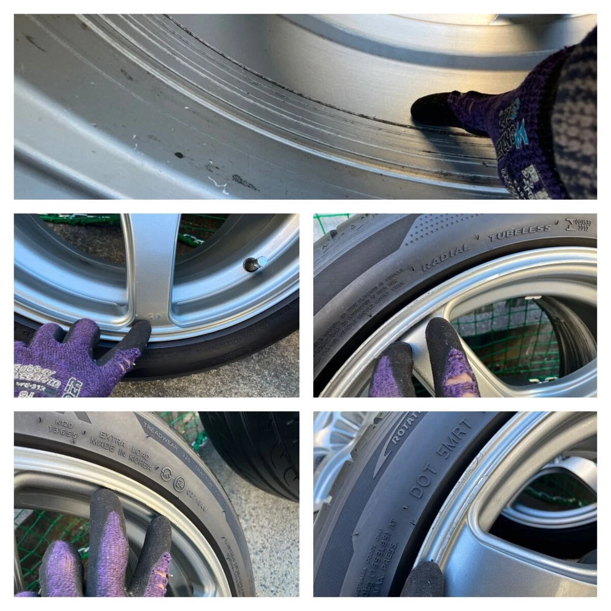 JDM Extra ThickEnkei/RP03Tire Wheel Set x 4Book 255/40R1710J+18GT-R/Si No Tires - Image 10