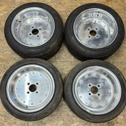 JDM Rare Speedster SSR MK-1 157J +15 7.5J+15 PCD 114.3 4H 4-lug AE86 C No Tires