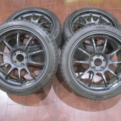 JDM Large width/Last available Used YOKOHAMA ADVAN RACING RZ-DF 18-inc No Tires