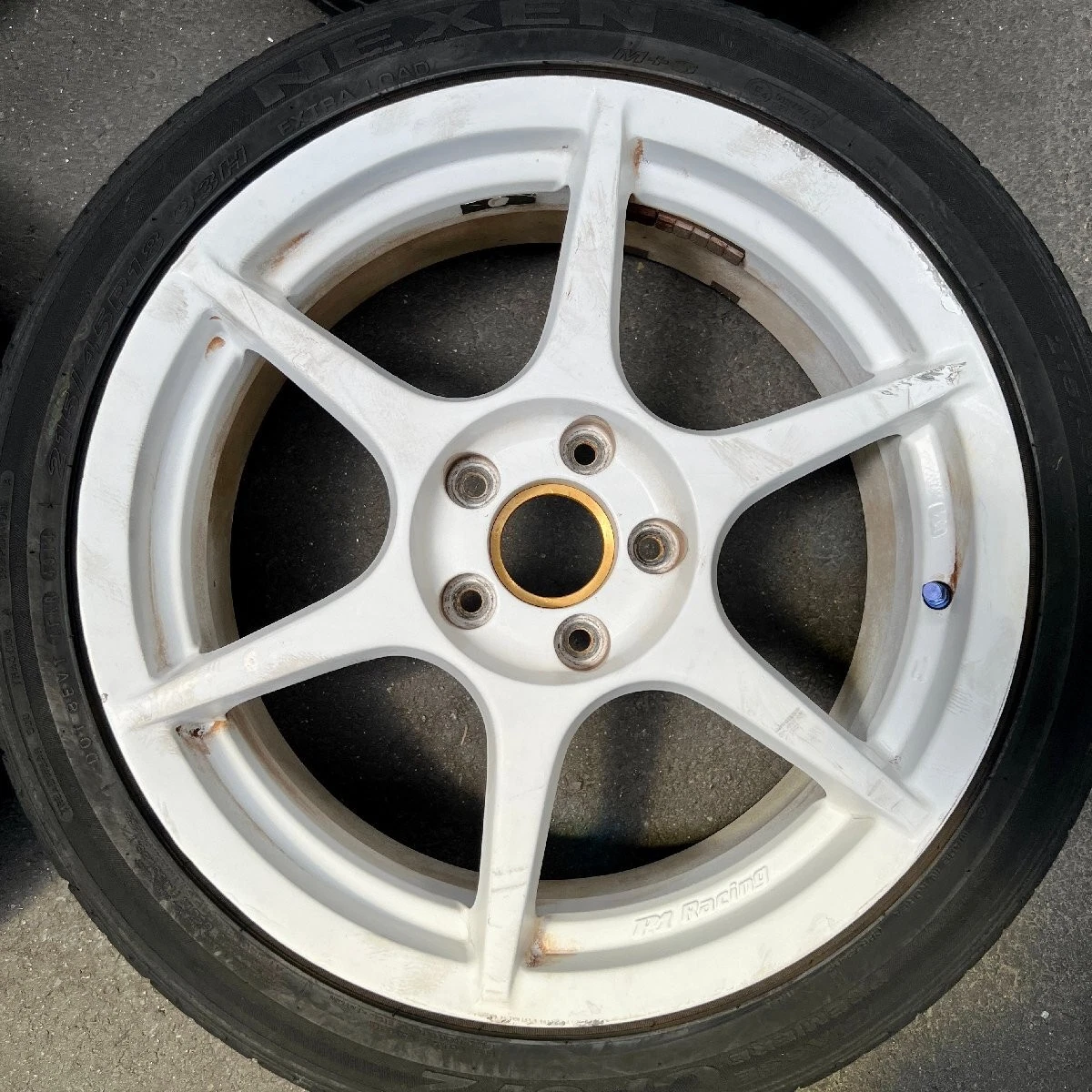 JDM Aftermarket wheels with tires: P1 RACING bar D-Club P1 Racing repa No Tires - Image 3