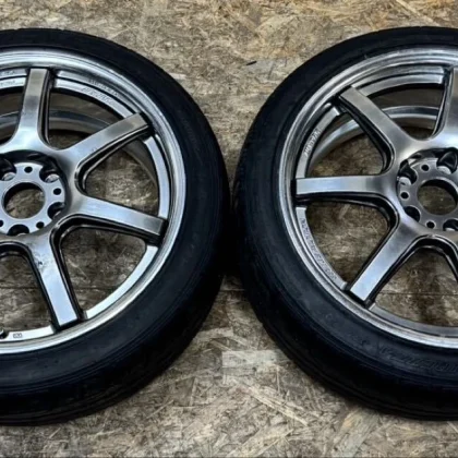 JDM Rare WORK emotion T7R 188J+32 PCD114.3 5-hole 5H Silvia Skyline JZ No Tires