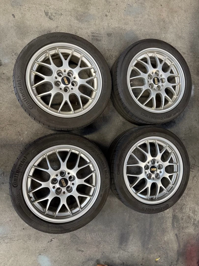 JDM BBS RG-R 17 Wheel Set with Tires No Tires