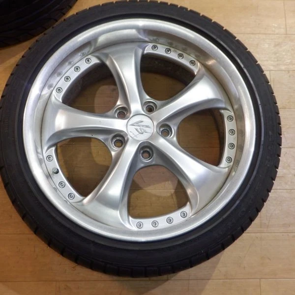 JDM WORK VS-KF 4wheels no tire 8J+38 9+45 5x114.3 - Image 4