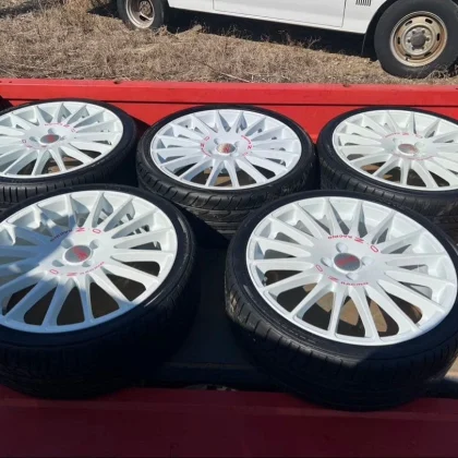 JDM OZRACING 18white wheels No Tires