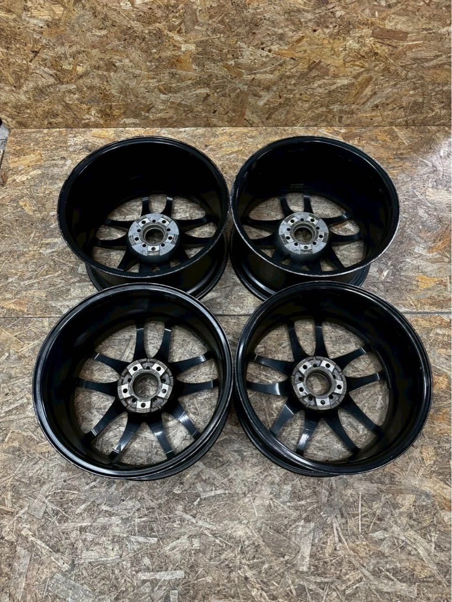 JDM Rare WORK emotion CR kiwami 188.5J+38 9.5J+38 PCD114.3 5-hole 5H S No Tires - Image 6