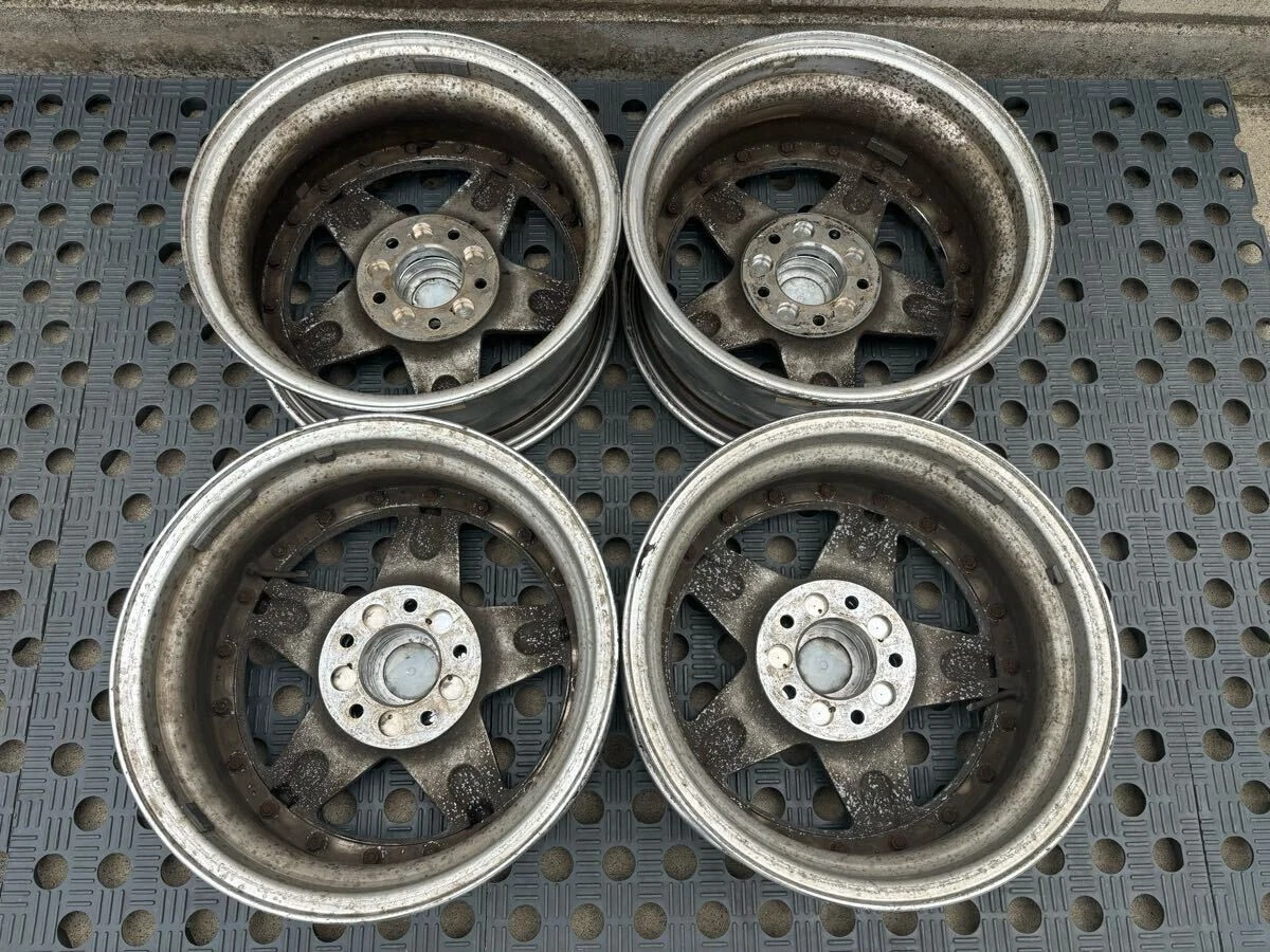 JDM Rare weds IMMER Racing Forg 1515x6.5J +36 PCD 114.3/5H Used 4Book No Tires - Image 7