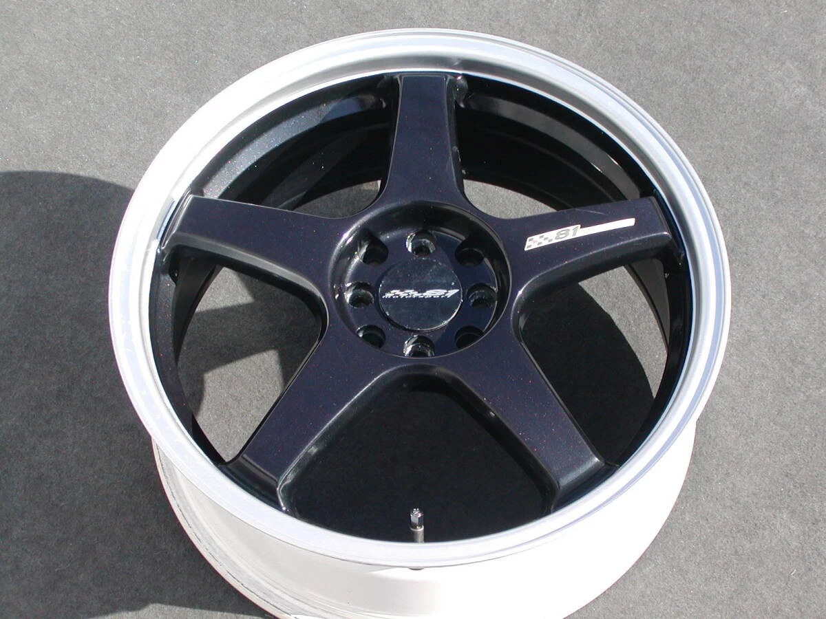 JDM The original 1881 Motor Sport 7.5J +42 wheels for the bB Civic Roa No Tires - Image 3