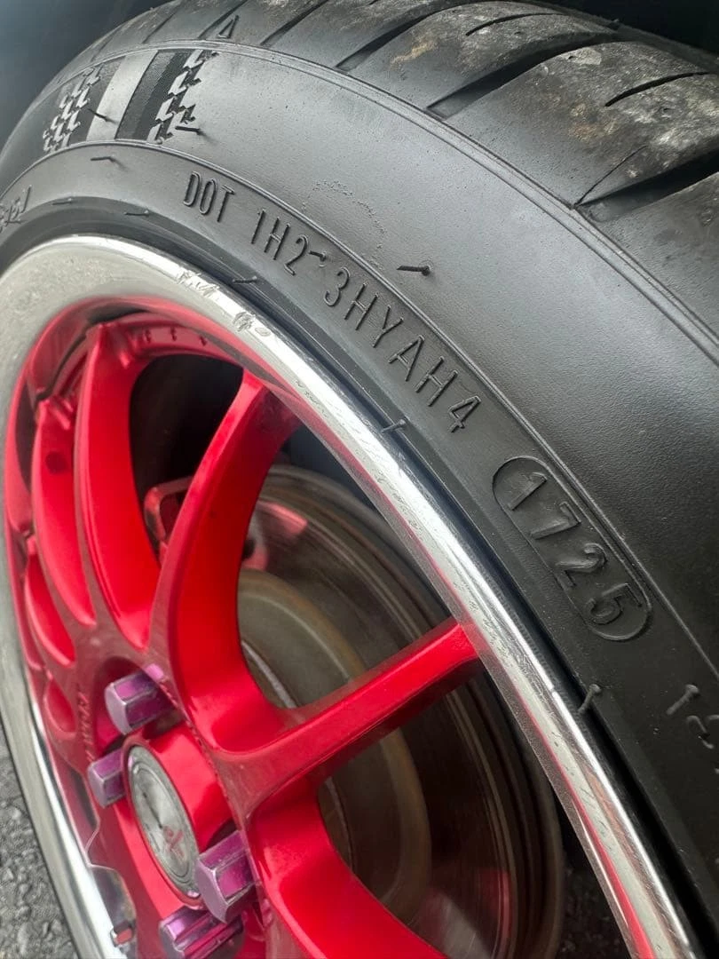 JDM Work Sen Ikusa 6J+45 and 6J+34 25 year old 165/50r16 tires No Tires - Image 7