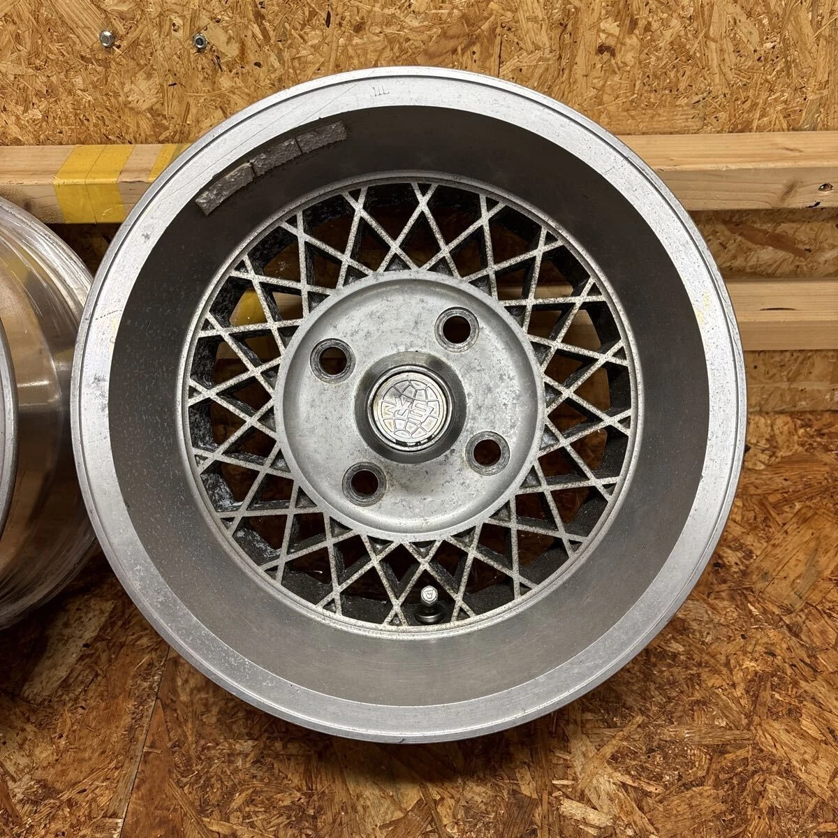 JDM Rare deep rims ENKEI mesh 13x7J+2 114.3/4 bolt pattern for older c No Tires - Image 8