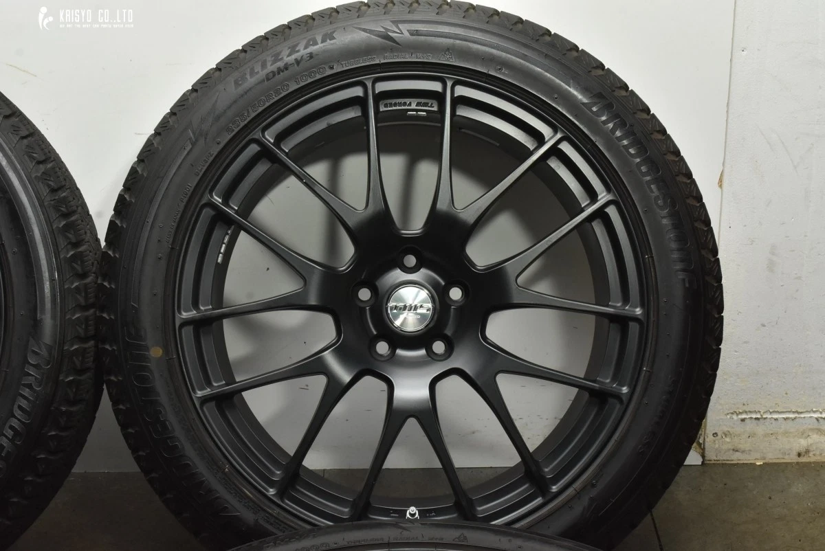 JDM TWS EXlete 107M 20-inch 8.5J+40 PCD114.3 wheels with Zack DM-V3 23 No Tires - Image 6