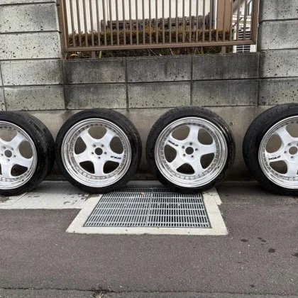 JDM WORK Meister S1 3P 4wheels no tire 18x9.5+37 5x100 Odisc